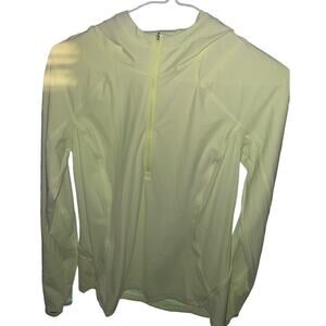 Athleta yellow zip-up jacket Medium